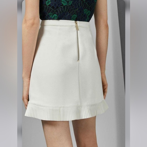Ted Baker Avelina Ruffle mini skirt ivory white - Picture 3 of 15